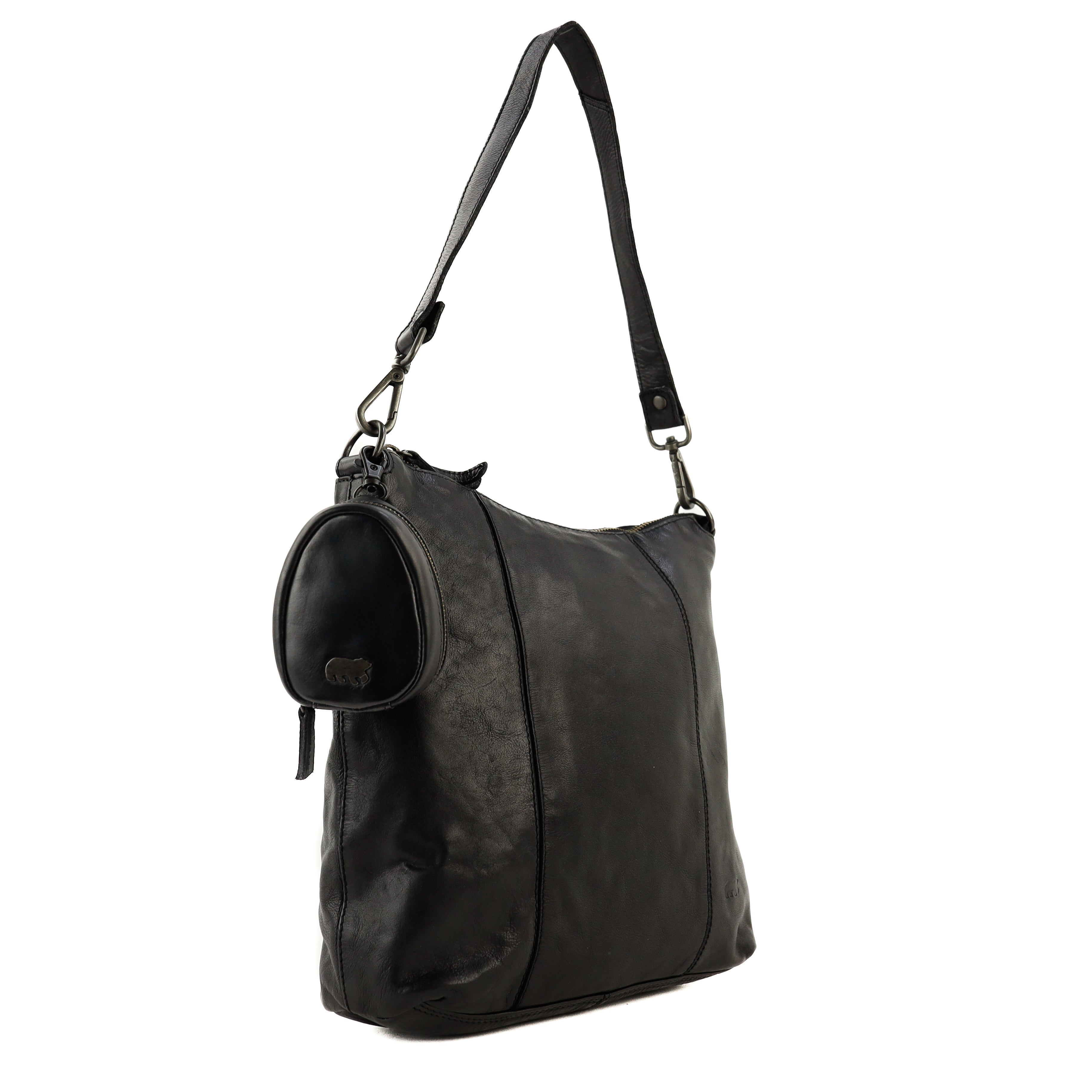 Bag Charm/Etui 'Fieke' Schwarz