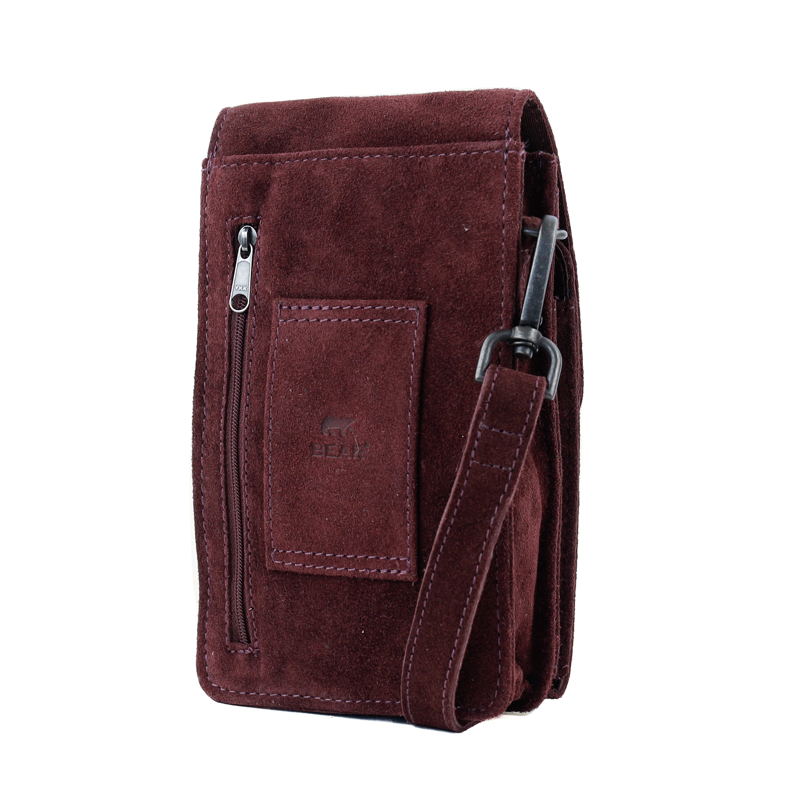 Velours Umhängetasche 'Robbie' 2.0 Bordeaux