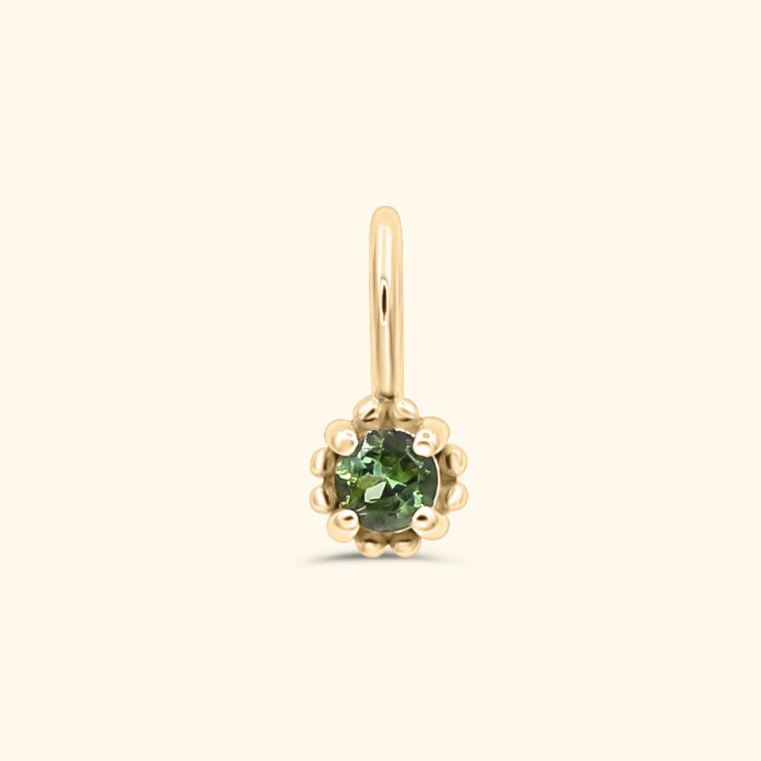 Ally Green Tourmaline pendant | 9K
