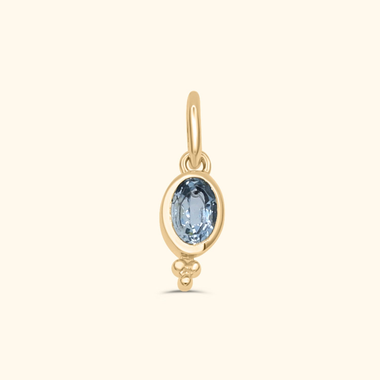 Birthstone Hanger | Gold plated brass