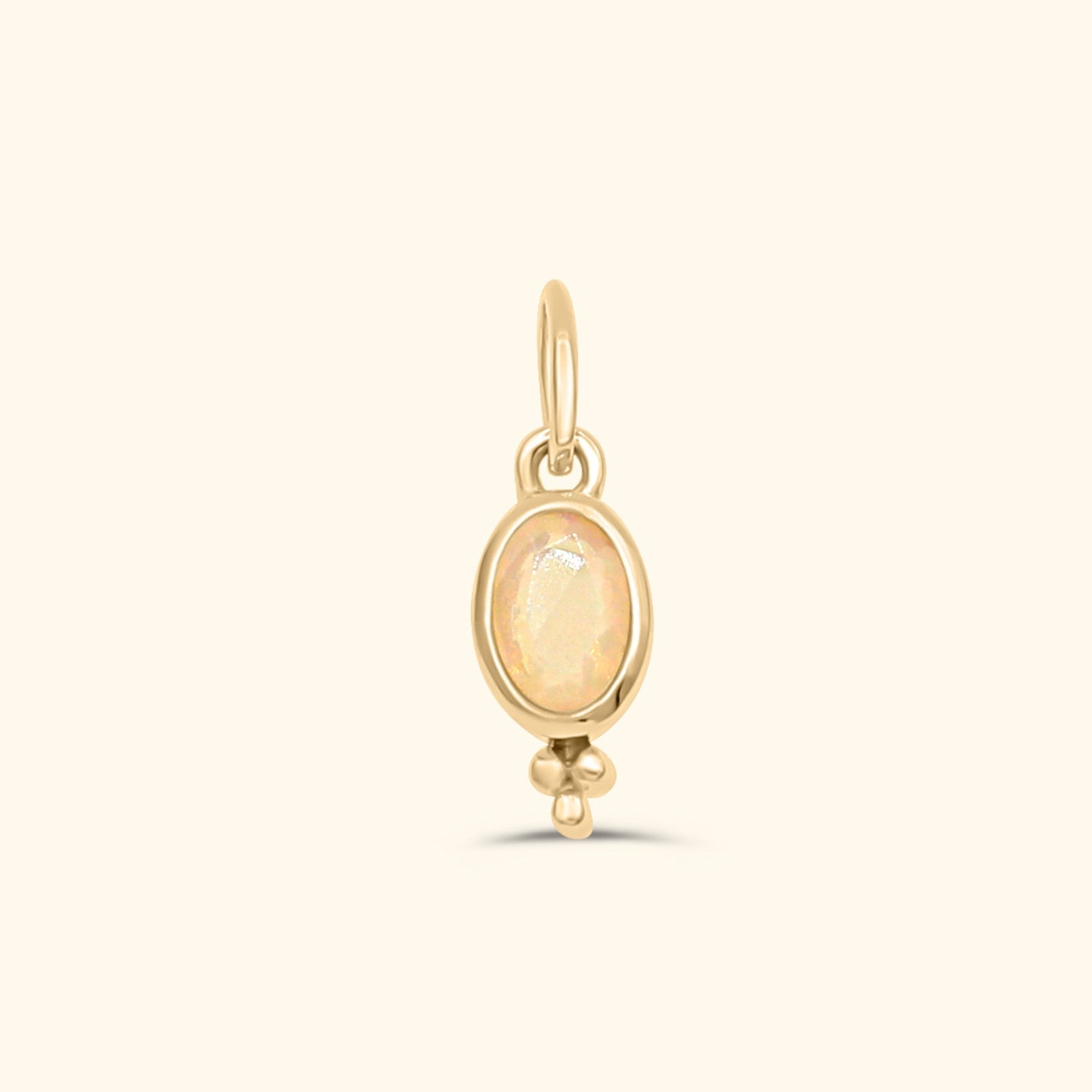 Birthstone Ketting | Gold plated brass