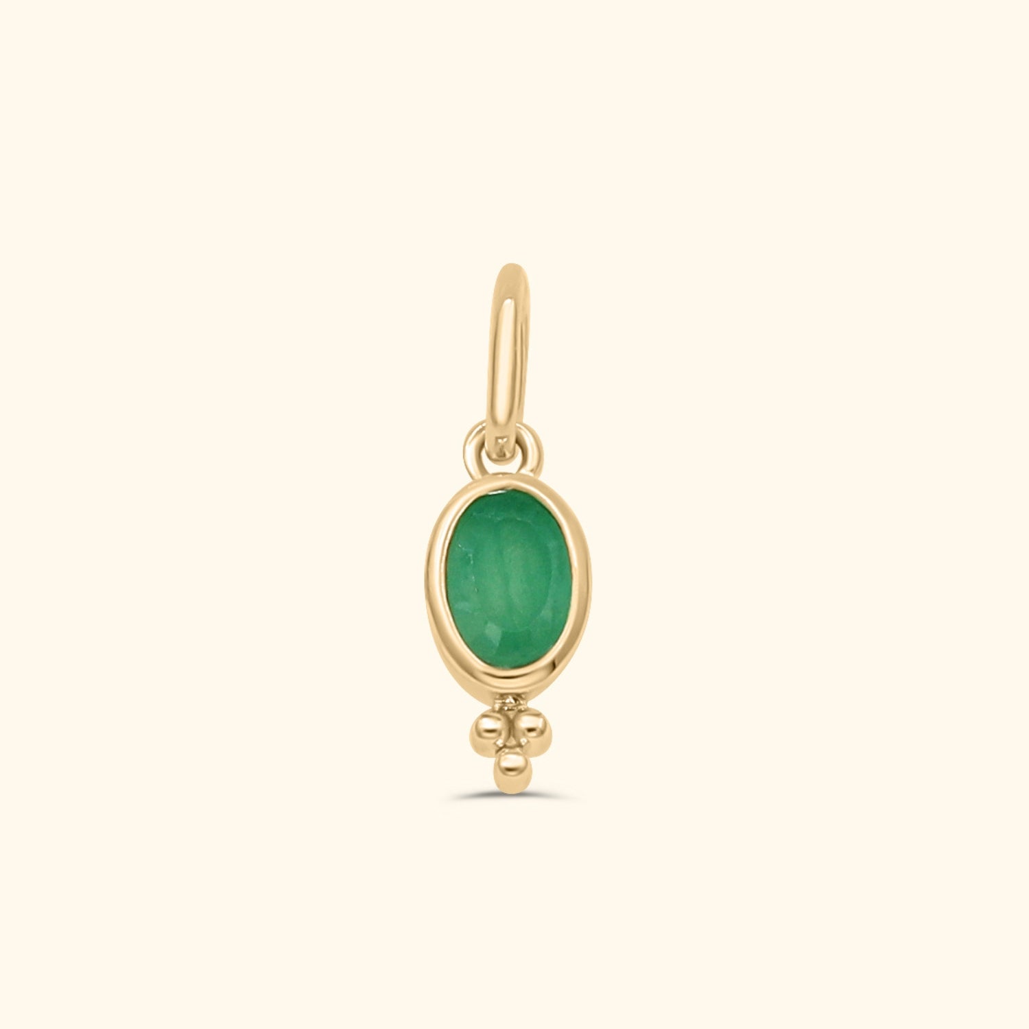 Birthstone Hanger | Gold plated brass