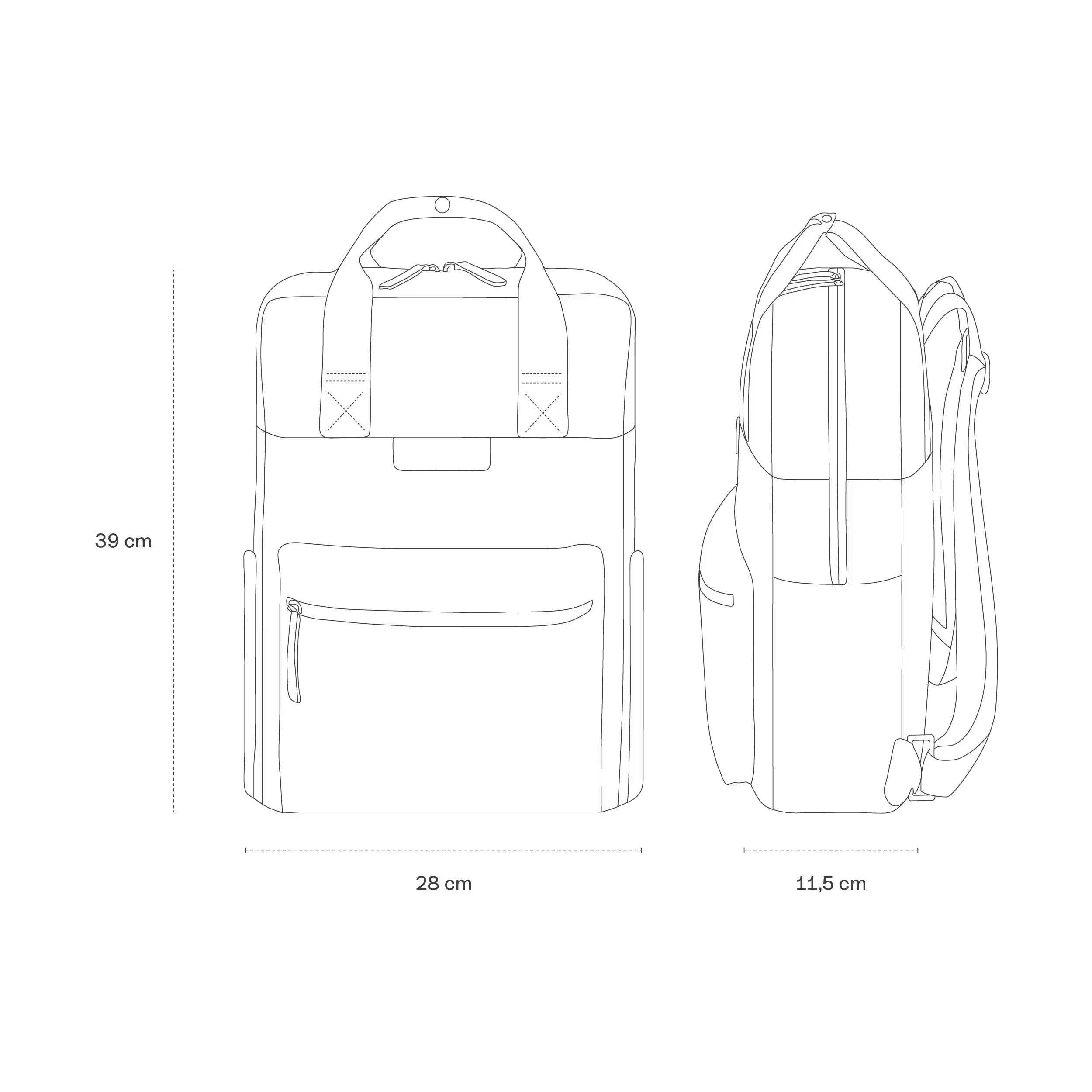 Bergen - Laptop-Rucksack 14 Zoll