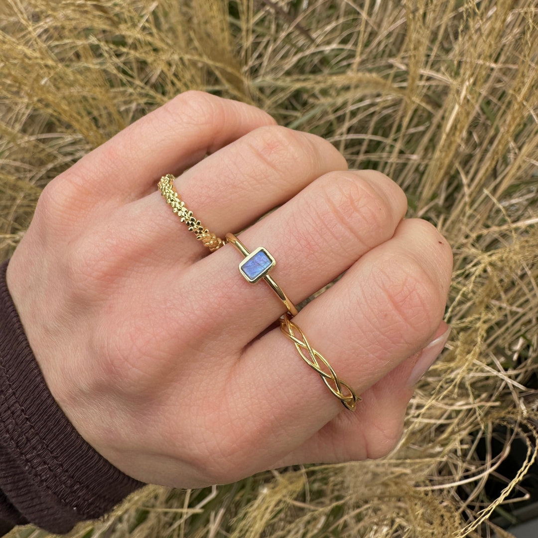 Maria Labradorite Octagon ring