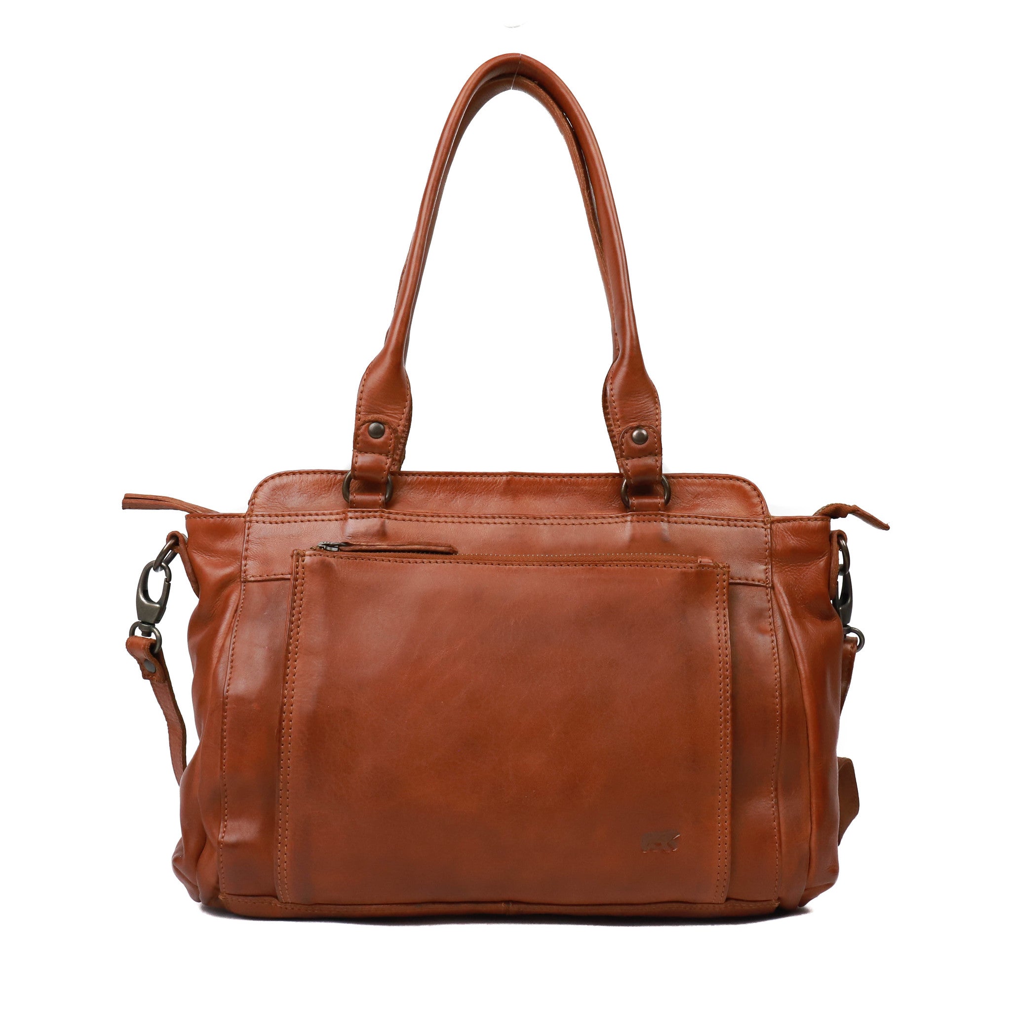 Hand-/Umhängetasche 'Donna' cognac - CL 41573