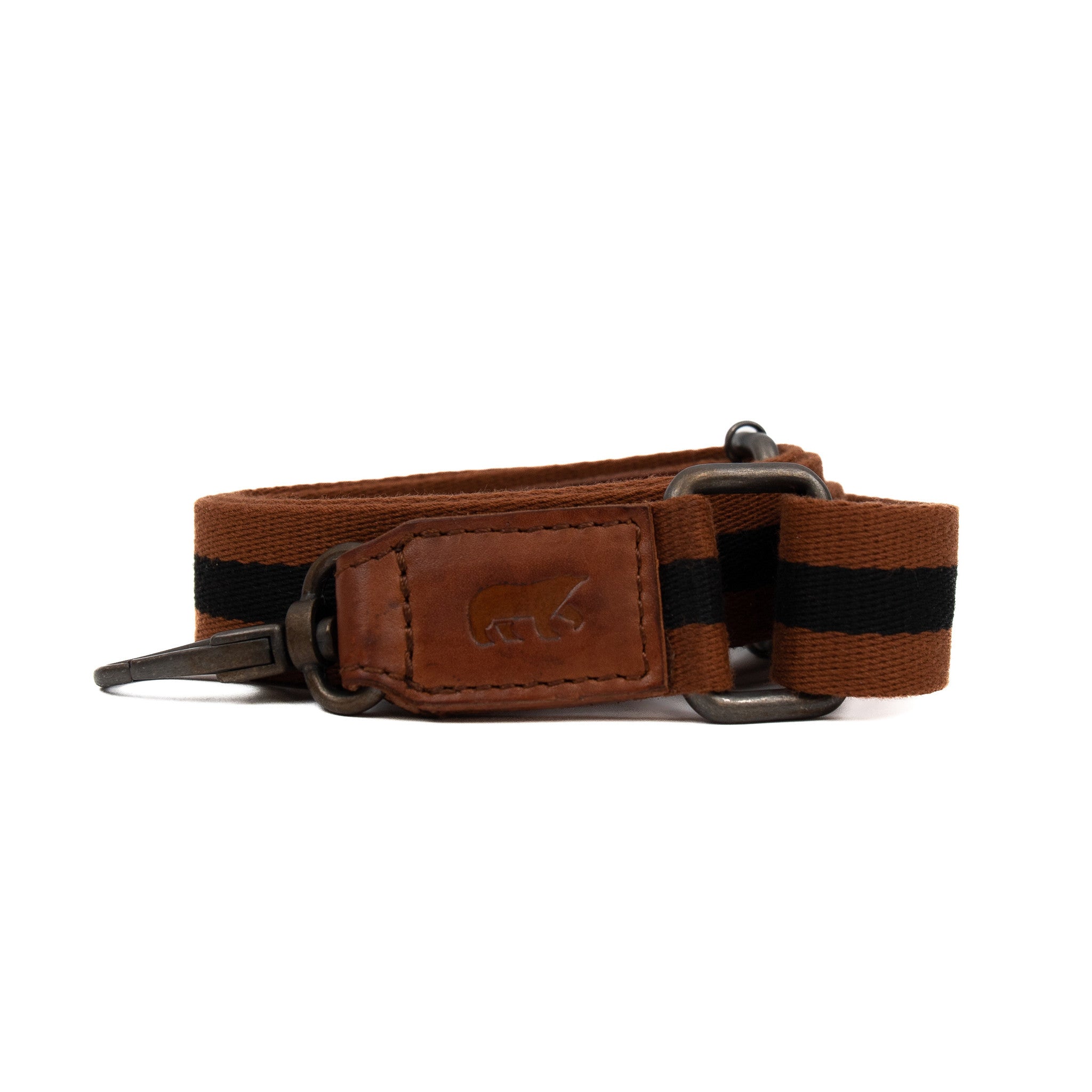 Bag Strap 'Micky' Cognac/Schwarz/Cognac