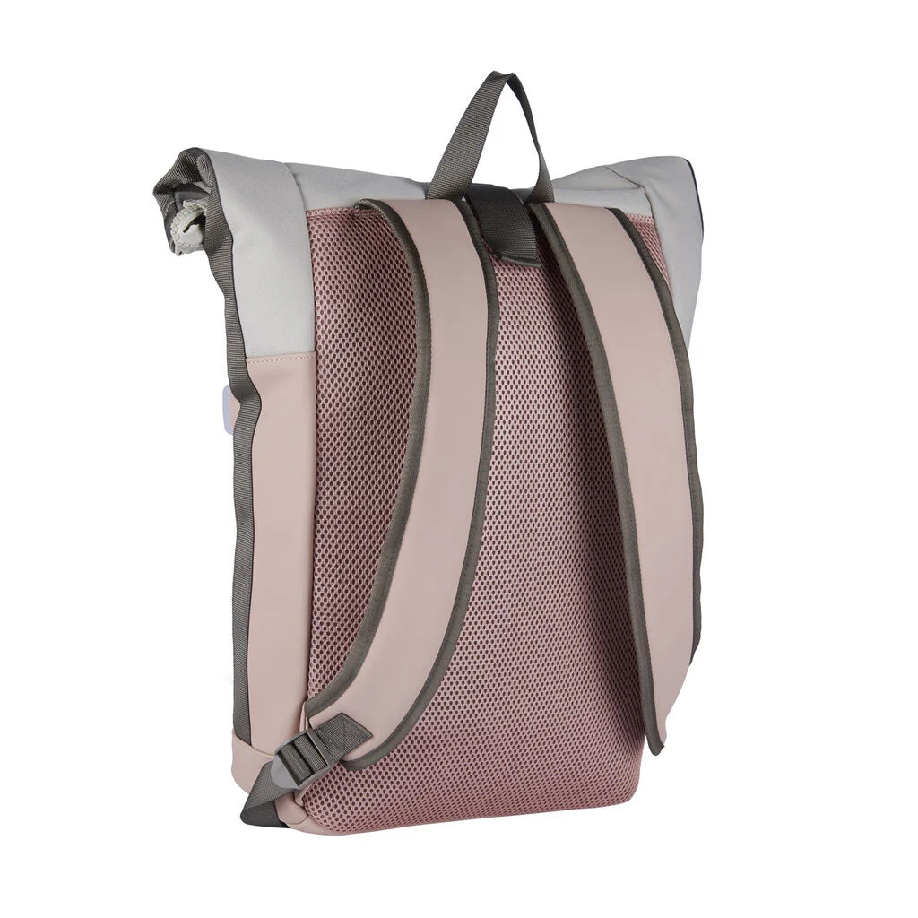 Wasserabweisender Rucksack 'Mart' Rosa/Beige 16L