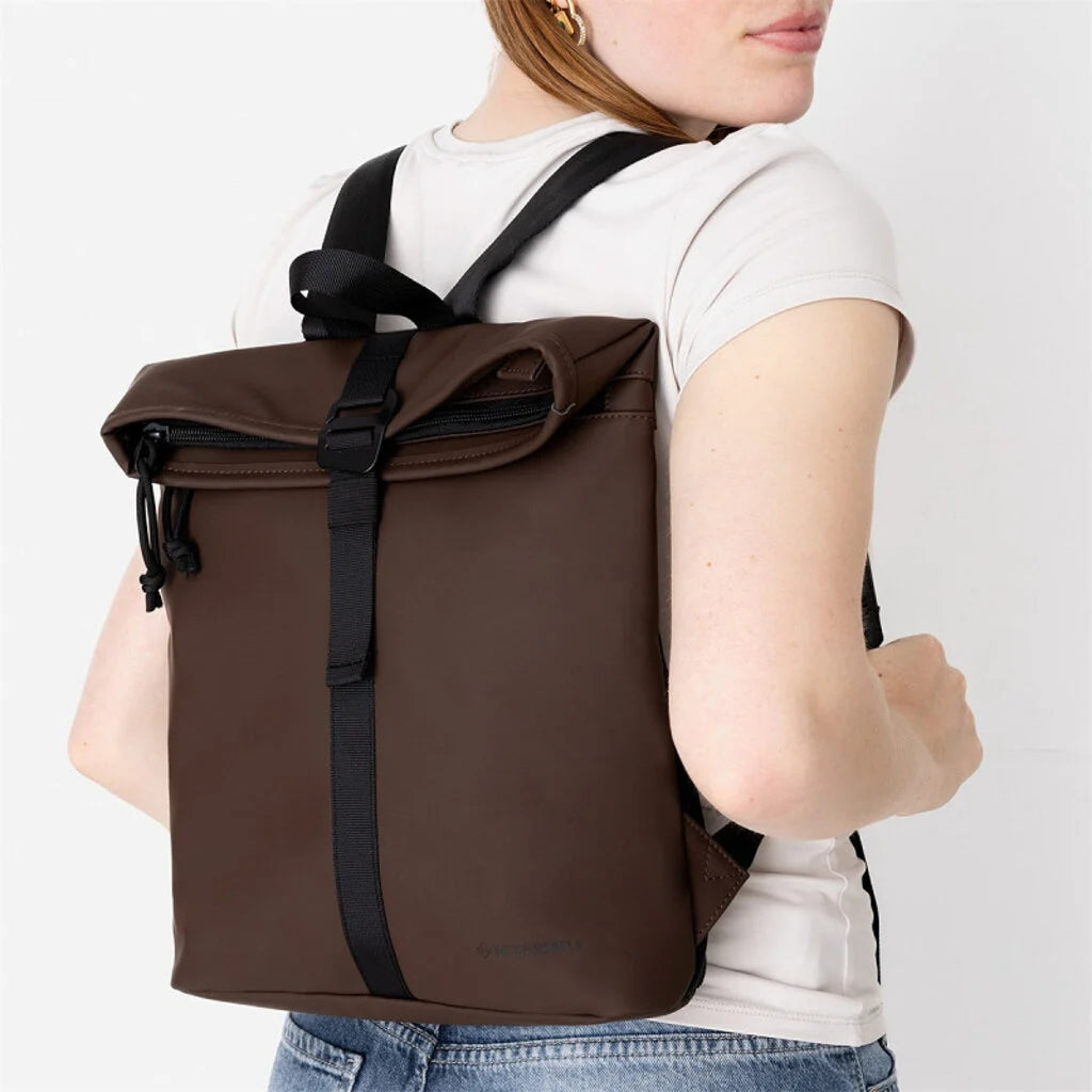 Mart – Wasserabweisender Rollrucksack 'Los Angeles' Mini Mocca 7L