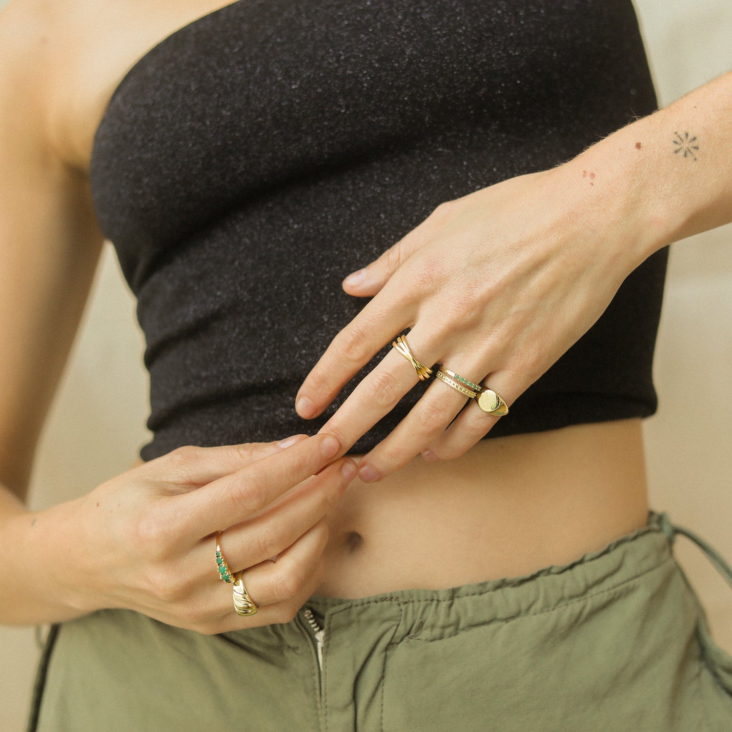 Dotted Stacking Ring