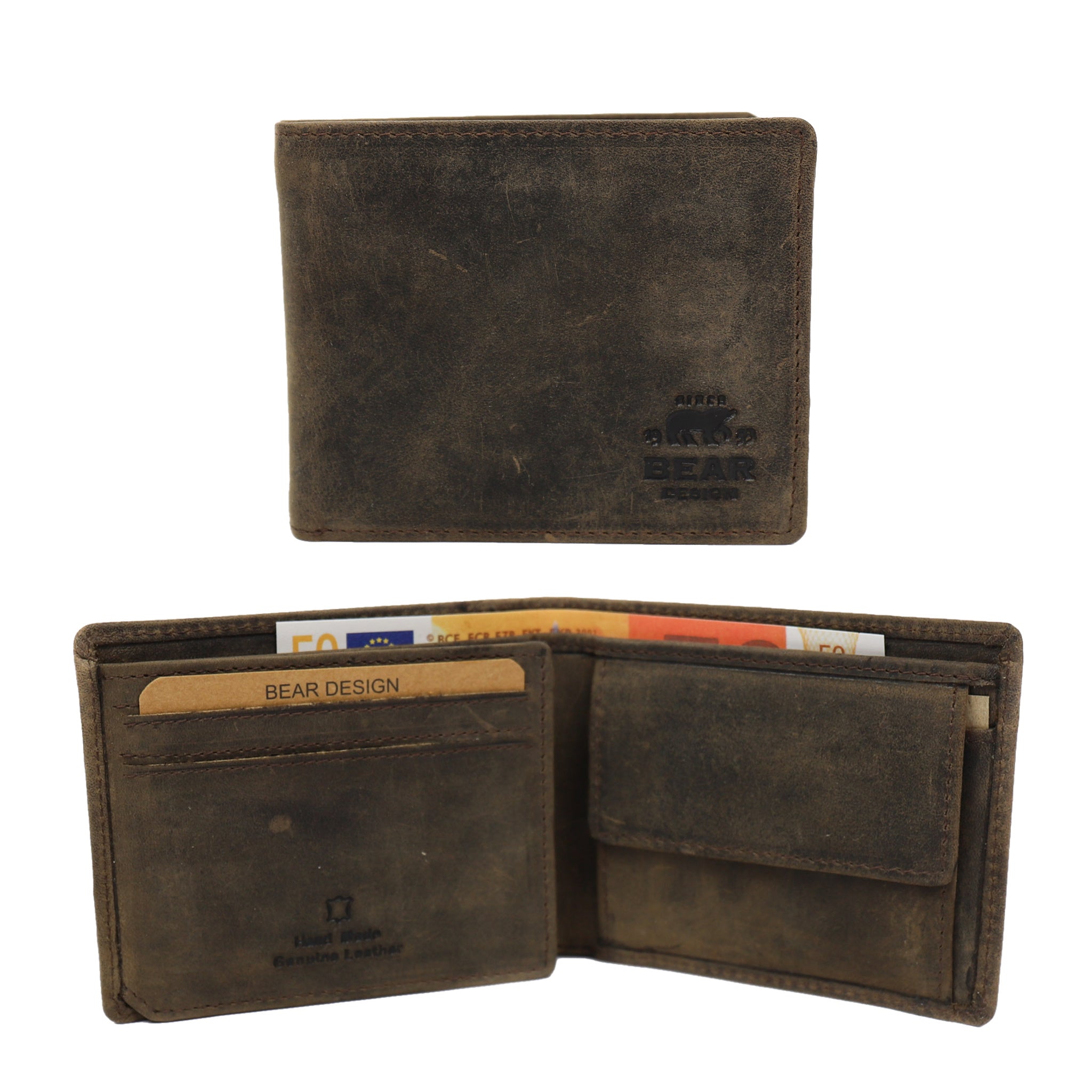 Brieftasche 'Lucas' braun - HD 9075