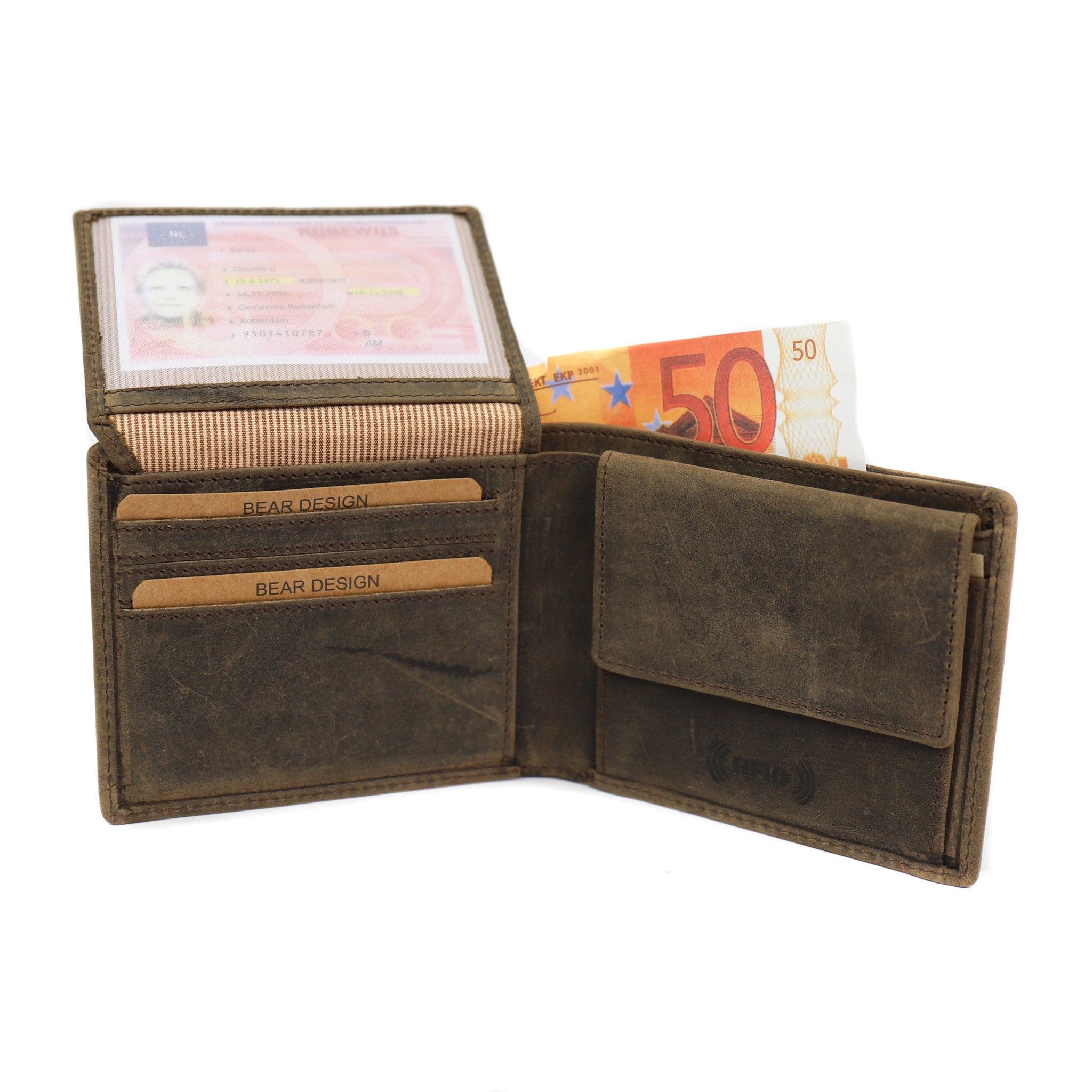 Brieftasche 'Max' braun - HD 9665