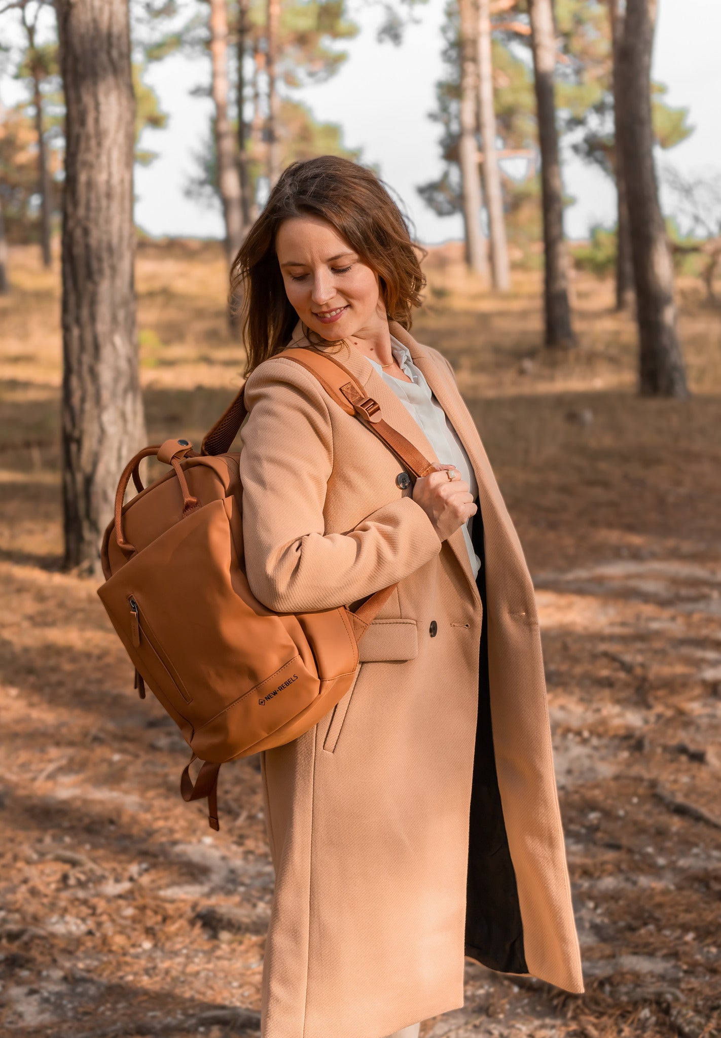 Rucksack 'Harper' Cognac